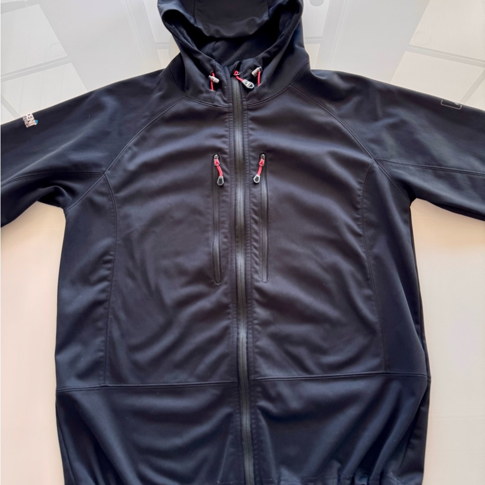Eastern Mountain Sports soft shell men’s black jacket
